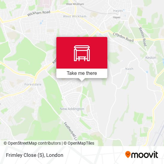 Frimley Close (S) map