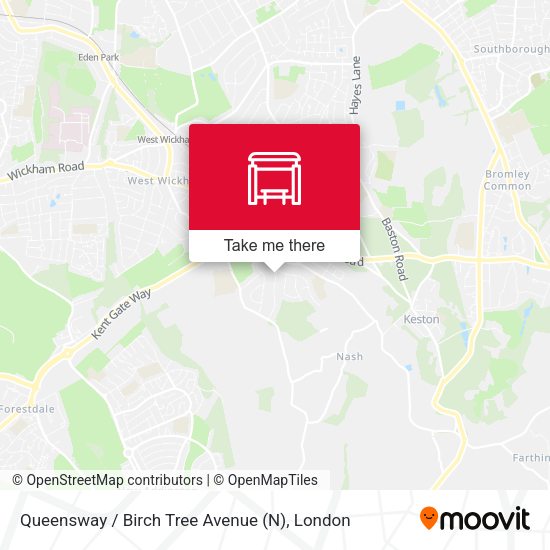 Queensway / Birch Tree Avenue (N) map