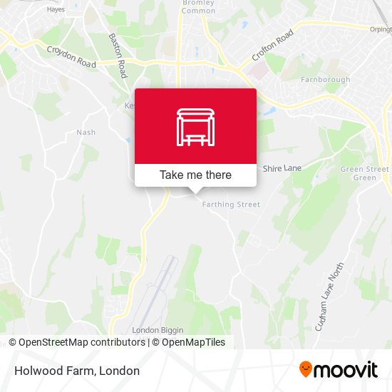 Holwood Farm map