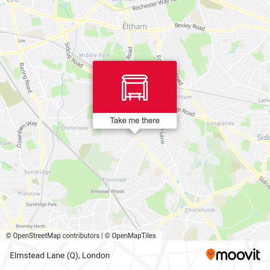 Elmstead Lane (Q) map