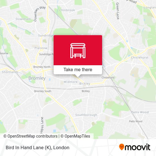 Bird In Hand Lane (K) map