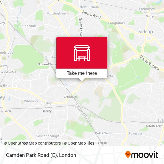 Camden Park Road (E) map