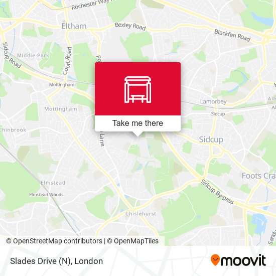 Slades Drive (N) map