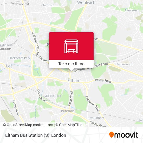 Eltham Bus Station map