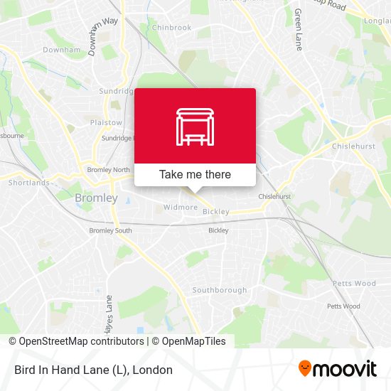 Bird In Hand Lane map