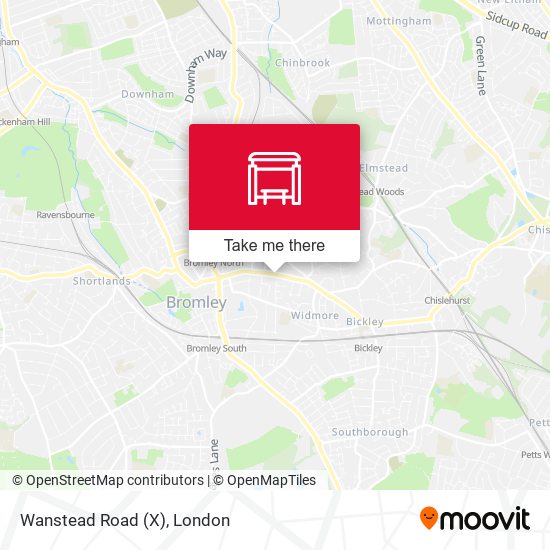 Wanstead Road (X) map