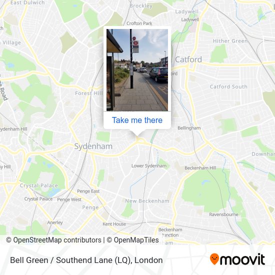 Bell Green / Southend Lane (LQ) map