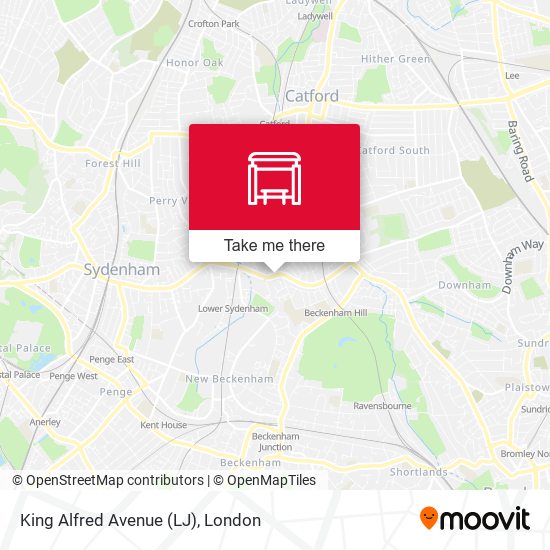 King Alfred Avenue (LJ) map