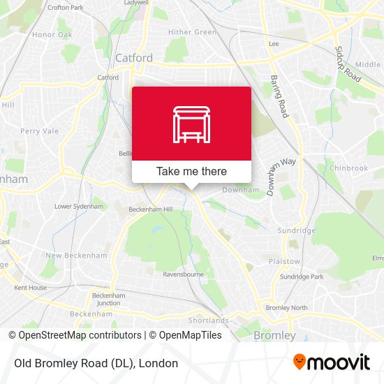 Old Bromley Road (DL) map