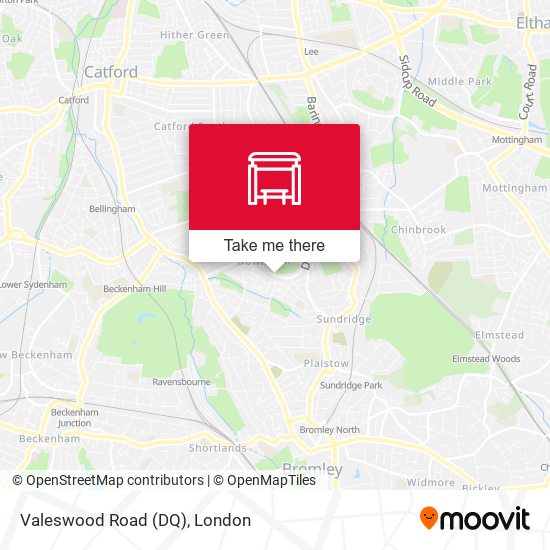 Valeswood Road (DQ) map