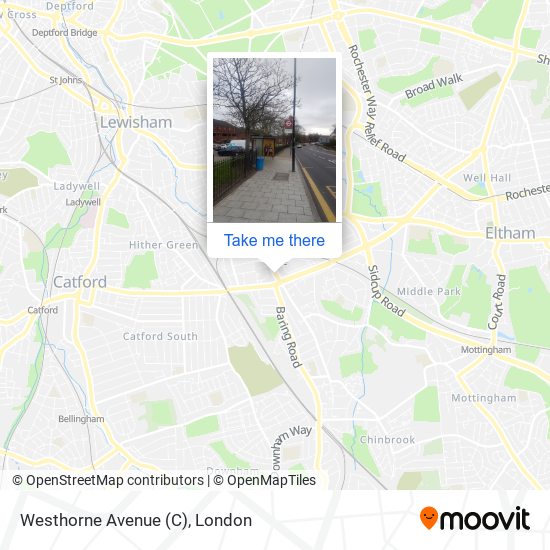 Westhorne Avenue (C) map