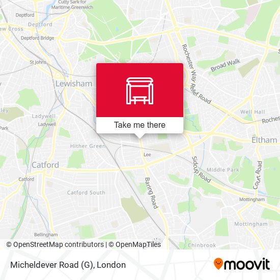 Micheldever Road (G) map