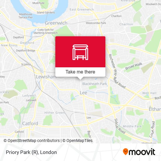 Priory Park (R) map