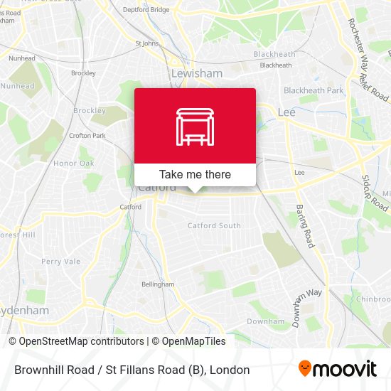 Brownhill Road / St Fillans Road map