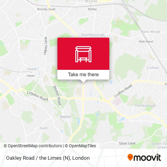 Oakley Road / the Limes (N) map