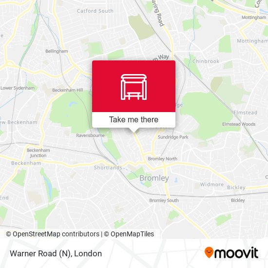 Warner Road (N) map