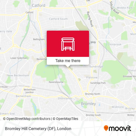 Bromley Hill Cemetery (DF) map