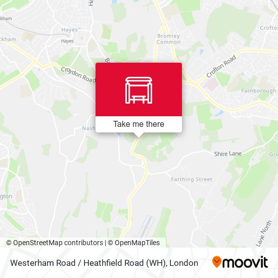 Westerham Road / Heathfield Road (WH) map