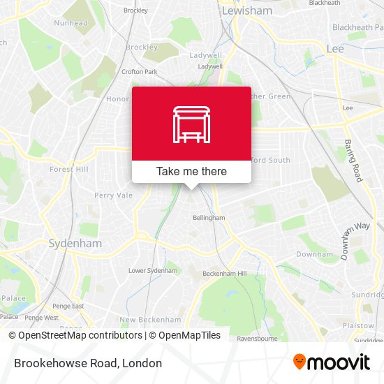 Brookehowse Road map