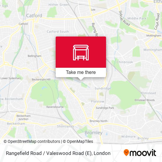 Rangefield Road / Valeswood Road (E) map
