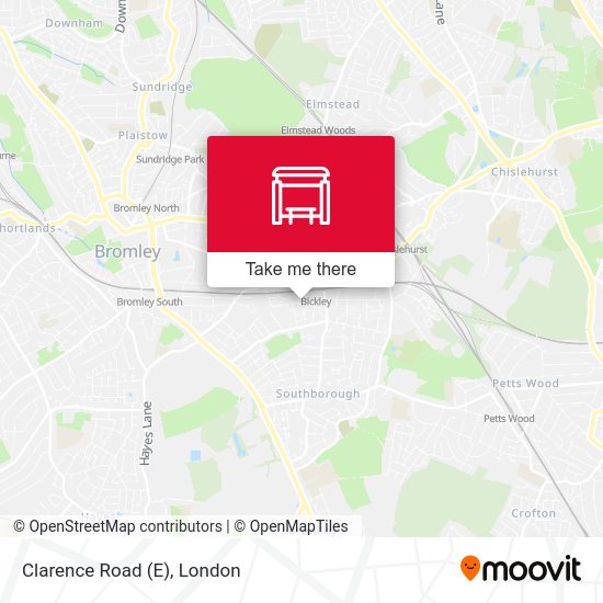 Clarence Road (E) map