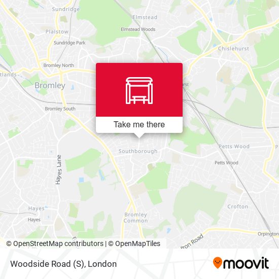 Woodside Road (S) map