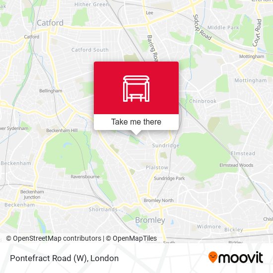 Pontefract Road (W) map