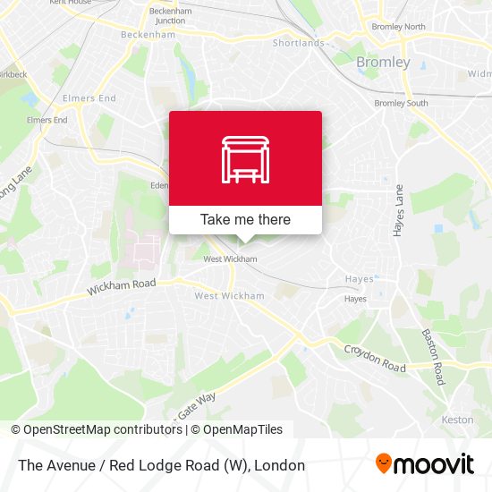 The Avenue / Red Lodge Road (W) map