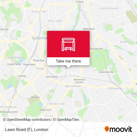 Lawn Road (F) map