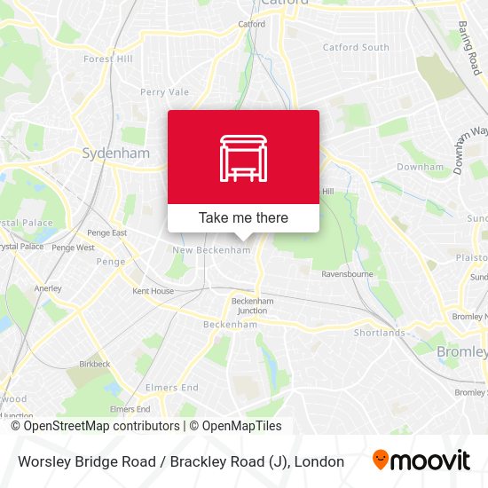 Worsley Bridge Road / Brackley Road (J) map