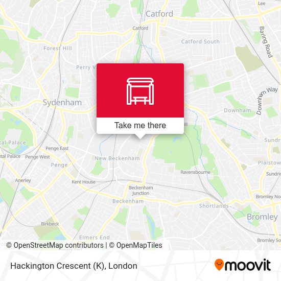 Hackington Crescent (K) map