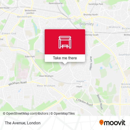 The Avenue map