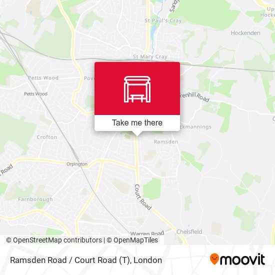 Ramsden Road / Court Road (T) map