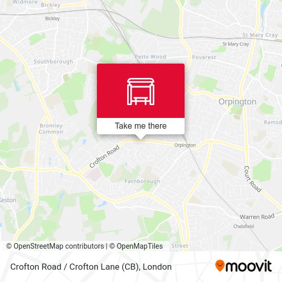 Crofton Road / Crofton Lane (CB) map