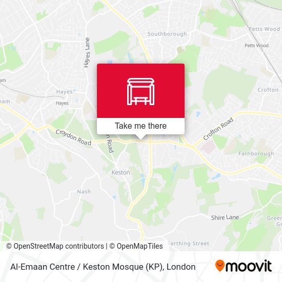 Al-Emaan Centre / Keston Mosque (KP) map