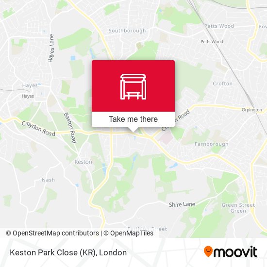 Keston Park Close (KR) map