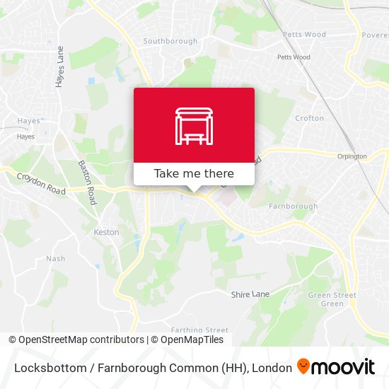 Locksbottom / Farnborough Common (HH) map
