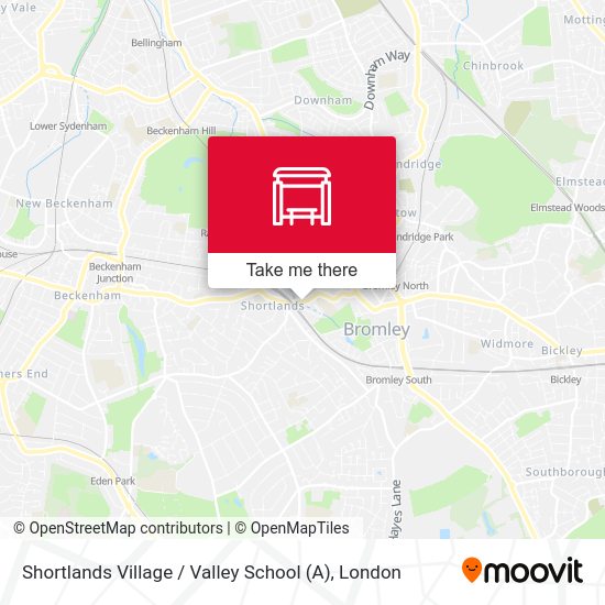 Shortlands Village / Valley School (A) map