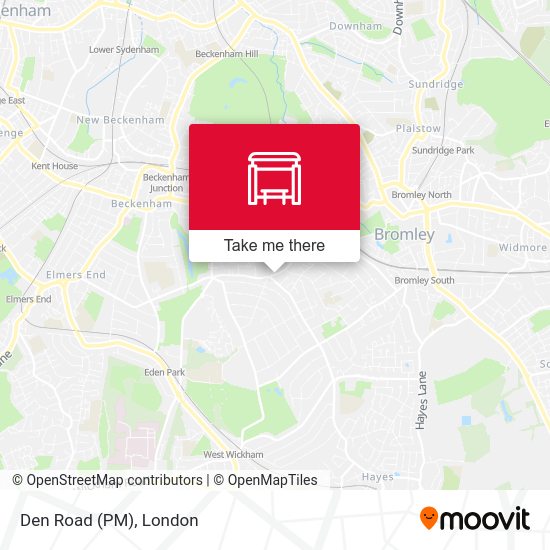 Den Road (PM) map