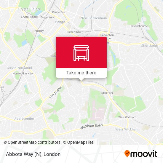 Abbots Way (N) map