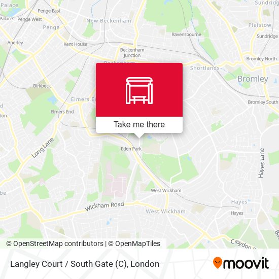 Langley Court / South Gate map