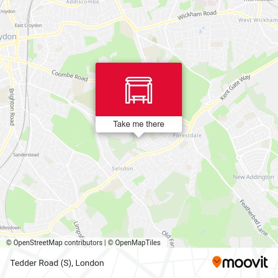 Tedder Road (S) map