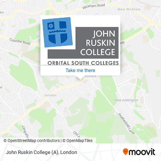 John Ruskin College (A) map