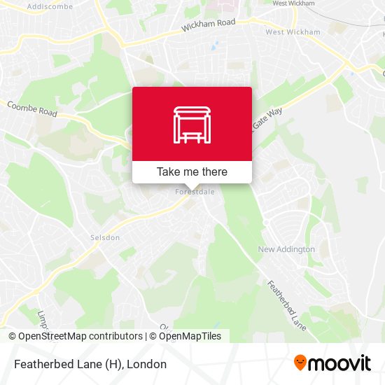 Featherbed Lane (H) map