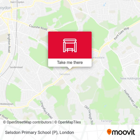 Selsdon Primary School map