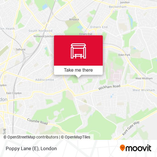 Poppy Lane (E) map