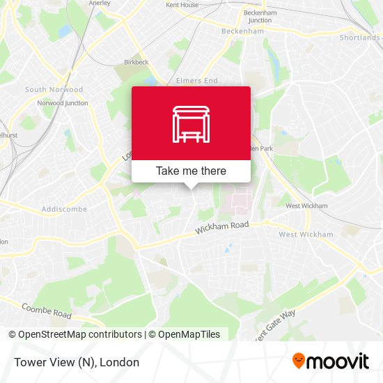 Tower View (N) map