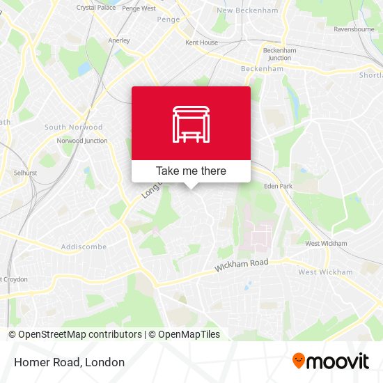 Homer Road map