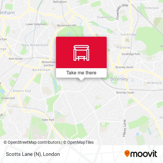 Scotts Lane (N) map