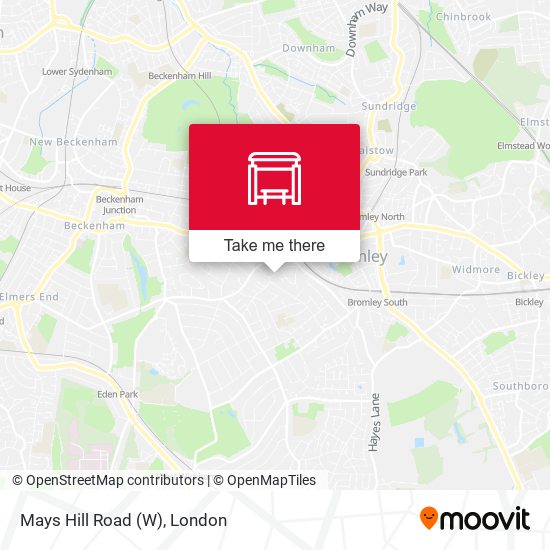 Mays Hill Road (W) map